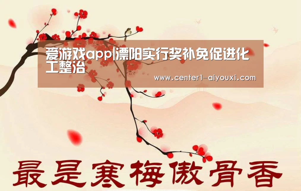 爱游戏app|溧阳实行奖补免促进化工整治(图2) 体育手机端APP